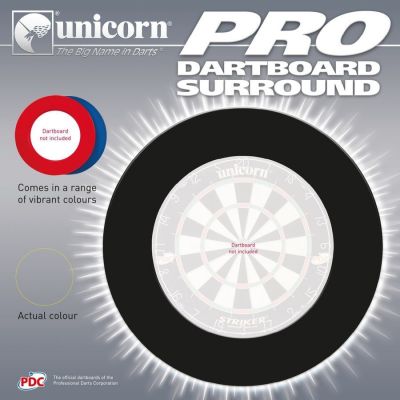 4. Osłona ochronna Unicorn Professional Heavy Duty Dartboard Surround czerwony:79374|niebieski:79375
