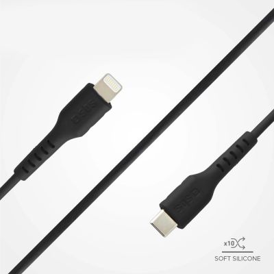 5. Kabel SBS TECABLELIGTC1K USB-C - Lightning 1m - czarny