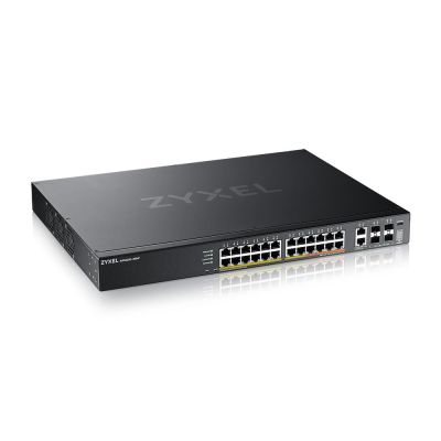 12. Switch Zyxel XGS2220-30HP 30p PoE (PoE+: 16;PoE++: 10) 400W Managed Gigabit/10G