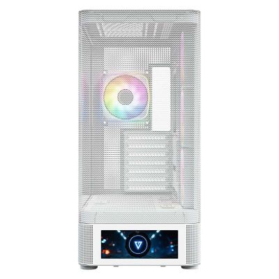 8. MODECOM OBUDOWA VOLCANO AQ 500 ARGB MIDI BIAŁA