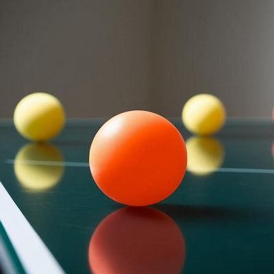 5. PIŁECZKI  DO TENISA STOŁOWEGO ENERO 6 SZT POMARAŃCZOWE