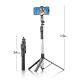 2. Selfie stick Orico SPM190 tripod 1/4" na telefon kamerę aparat z obrotem 360 stopni Bluetooth 5.2 - czarny