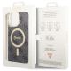 7. Etui Guess 4G MagSafe na iPhone 14 Pro Max - czarne