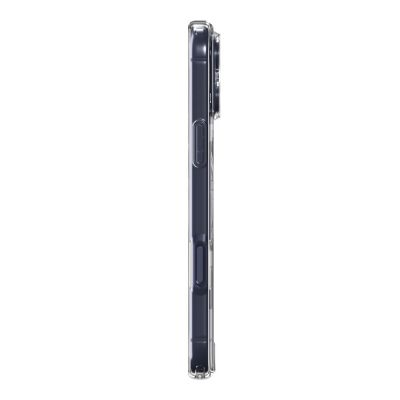 11. Etui Spigen Ultra Hybrid MagSafe na iPhone 17 Pro - przezroczysto-szare