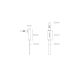 12. Ugreen płaski kątowy kabel przewód audio AUX 3,5 mm mini jack 0,5 m czarny (AV119 10596)
