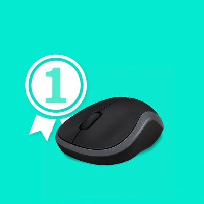 2. Mysz Logitech 910-002238 (optyczna; 1000 DPI; kolor szary)