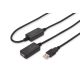 Kabel DIGITUS  DA-73102 (USB   ; 20m; czarny)