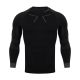 2. Koszulka termoaktywna Alpinus Tactical Base Layer czarno-szara M GT43219