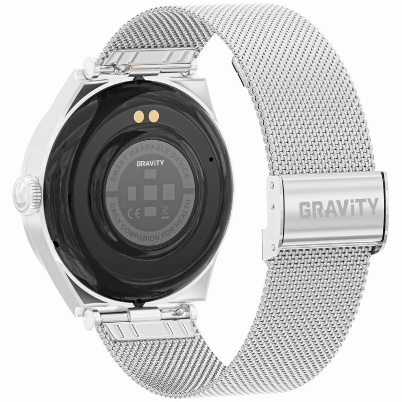 4. Smartwatch Gravity Srebrny GT25-7