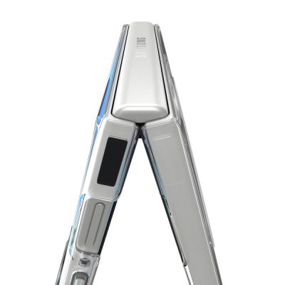 4. Etui Spigen AirSkin MagFit na Samsung Galaxy Z Flip 8 - przezroczysto-białe