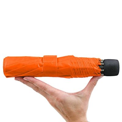 5. EuroSCHIRM light trek automatic Pomarańczowy Włókno szklane Poliester Kompaktowy Parasol przeciwdeszczowy