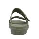 3. Klapki damskie Crocs Brooklyn Buckle Low zielone 211215 3BX