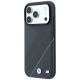 2. Etui BMW M Tire Track with Silver Line MagSafe na iPhone 18 Pro / 17 Pro - ciemnoszare