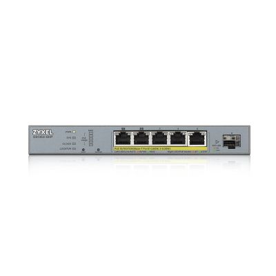 5. Switch Zyxel GS1350-6HP 6p PoE (PoE+: 3;PoE++: 2) 60W Managed Gigabit