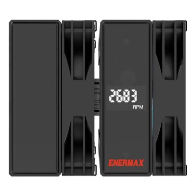 5. Enermax ETS-TD60D-ARGB system chłodzenia komputerów Procesor Chłodnica powietrza 12 cm Czarny