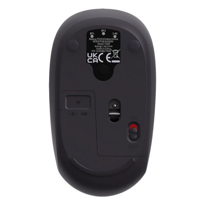 2. Myszka bezprzewodowa Baseus F01B 2.4GHz + Bluetooth 3.0 + 5.0 - szara
