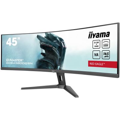 3. iiyama G-MASTER RED EAGLE CURVED monitor komputerowy 114,3 cm (45") 5120 x 1440 px Dual QHD LED Czarny