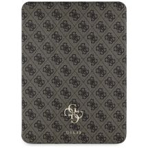 Etui Guess Magnetic 4G Big Logo na iPad Air 13" 2024 - brązowe
