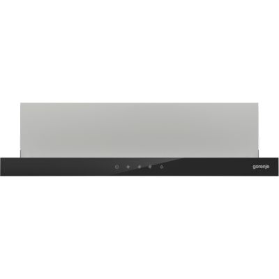 5. Okap teleskopowy GORENJE TH64E3SGB - front czarne szkło