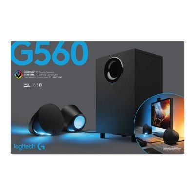 24. Logitech G G560 zestaw głośników 120 W PC/Laptop Czarny 2.1 kan. 30 W Bluetooth
