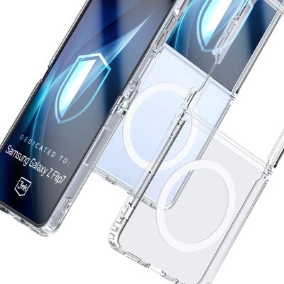 6. Etui 3mk Armor MagCase na Samsung Galaxy Z Flip 7 - przezroczyste