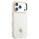 4. Etui Guess Saffiano Small 4G & Classic Logo MagSafe na iPhone 17 Pro Max / 18 Pro Max - beżowe