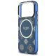 6. Etui Guess IML Peony Dot MagSafe na iPhone 17 Pro - niebieskie