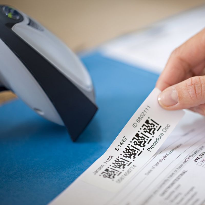 13. Adresówki advantage pack/12 rolka 13 etykiet 28x89 białe