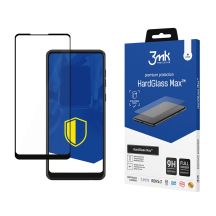 Wzmocnione szkło hartowane na cały ekran 3mk HardGlass Max Black na Samsung Galaxy A21s