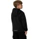 3. Kurtka dla chłopca 4F softshell M598 głęboka czerń 4FJWAW26TSOFM598 20S