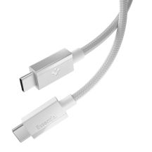 Kabel Spigen Essential EB6015CC USB-C 60W 150 cm - biały