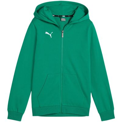 Bluza dla dzieci Puma teamGoal Casuals Hooded zielona 658596 05
