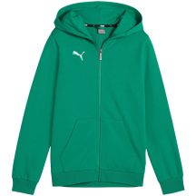 Bluza dla dzieci Puma teamGoal Casuals Hooded zielona 658596 05