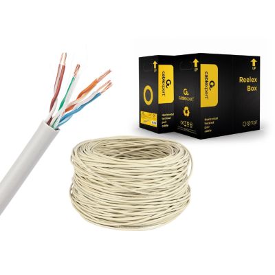 3. Kabel UTP GEMBIRD UPC-5004E-L (UTP; 305m; kat. 5e; kolor szary)
