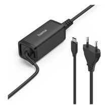 Hama 00200023 adapter zasilający/ inwentor Wewnętrzna 65 W Czarny