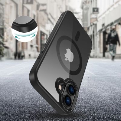 4. Etui Tech-Protect MagMat MagSafe na iPhone 16 - przezroczyste