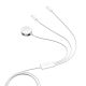 3. Kabel 3 w 1 Joyroom S-IW008 magnetyczna ładowarka USB-A - Lightning/USB-C 1.2m - biały