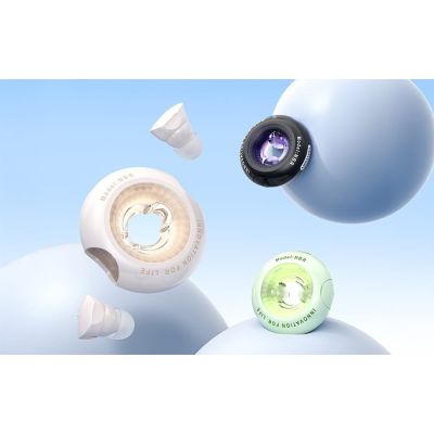 3. Bezprzewodowe słuchawki douszne Vention Donut-Shaped BT 5.3 IPX4 białe