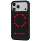 2. Etui Audi RSQ Carbon Fiber Sport Red Circle MagSafe na iPhone 18 Pro Max / 17 Pro Max - czarne