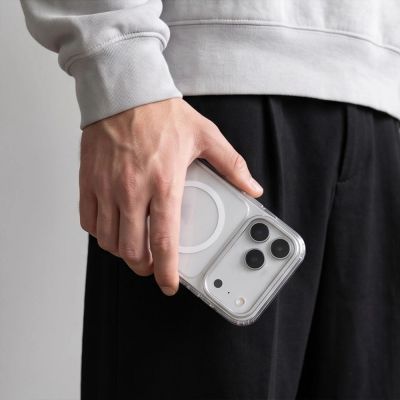 8. Etui Tech-Protect MagStand MagSafe CC na iPhone 18 Pro / 17 Pro - przezroczyste