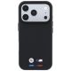 3. Etui BMW M Quadrille Kevlar Tricolor & Metal Logo MagSafe na iPhone 17 Pro Max / 18 Pro Max - czarne