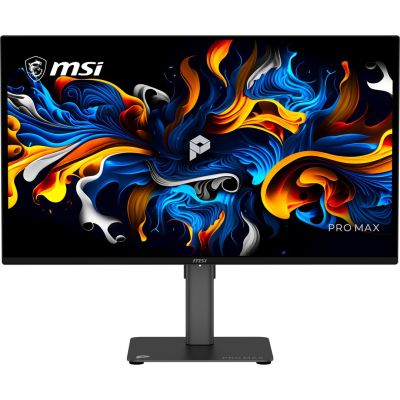 2. MSI Pro MAX 271UPX12G monitor komputerowy 67,3 cm (26.5") 3840 x 2160 px UltraWide Full HD QD-OLED Czarny