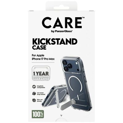 5. Etui CARE by PanzerGlass Feature w. Kickstand MagSafe na iPhone 17 Pro Max - przezroczyste
