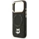 6. Etui Karl Lagerfeld Big Strap Choupette Metal Logo MagSafe na iPhone 17 Pro Max - czarne