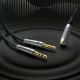 3. Ugreen kabel rozdzielacz AUX 3,5 mm mini jack (żeński) - 2x 3,5 mm mini jack (męski - mikrofon i słuchawki) srebrny (AV193 50255)