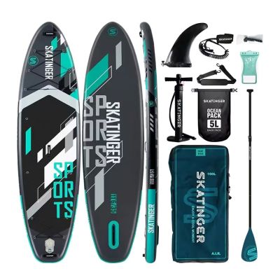 2. Deska SUP SKATINGER Grey sports 350x89x15 Yoga