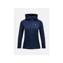Bluza rozpinana damska Peak Performance Rider Essentials Zip Hood - blue shadow/blue shadow rozmiar: s