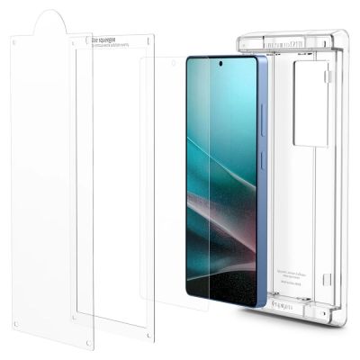 12. Szkło hybrydowe Spigen Elite Shield EZ FIT na Samsung Galaxy S25 Ultra - przezroczyste