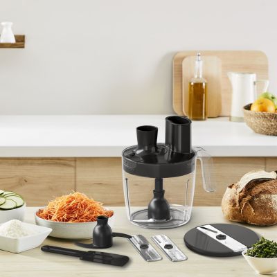 12. Tefal Quickchef+ HB67G830 blender 0,8 l Blender immersyjny 1000 W Czarny, Stal nierdzewna