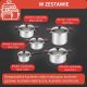 7. Zestaw garnków TEFAL Cook & Clip 10 elem. G723SA74